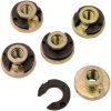 Sadelmonteringsmøtrik og E-clip udskiftning Sort DRAG SPECIALTIES – miniature 2
