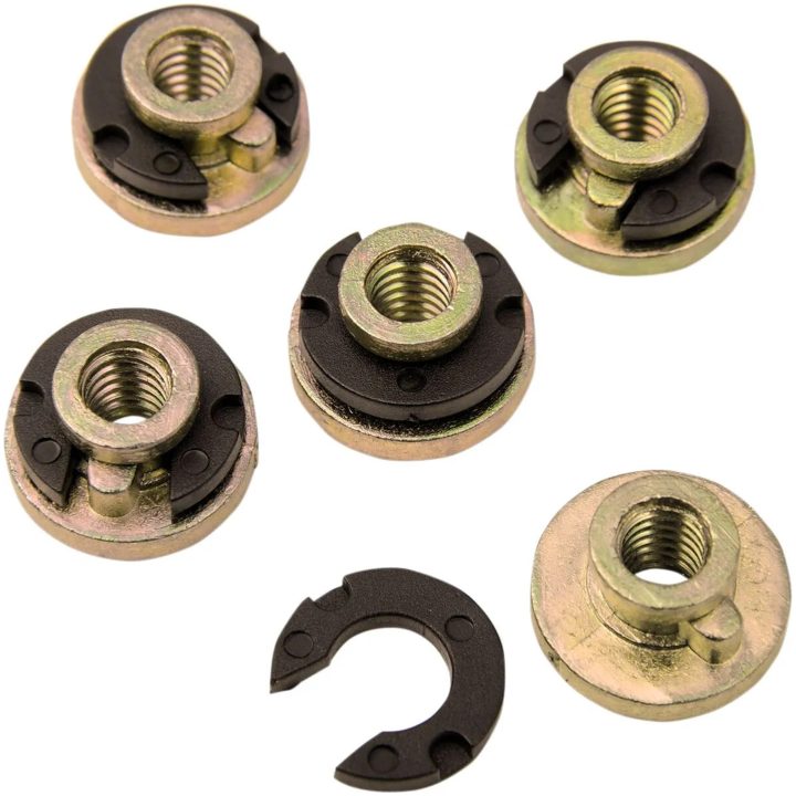 Sadelmonteringsmøtrik og E-clip udskiftning Sort DRAG SPECIALTIES – billede 2