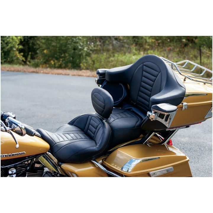 Sadelrygstøtte Deluxe Tourbox Sort MUSTANG – billede 2