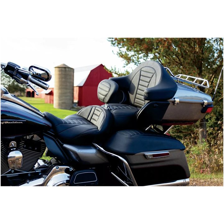 Sadelrygstøtte Deluxe Tourbox Sort MUSTANG – billede 4