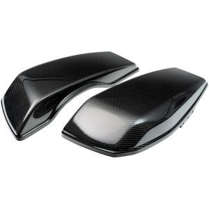 Sadeltaskelåg Kulfiber Sort Blank SLYFOX