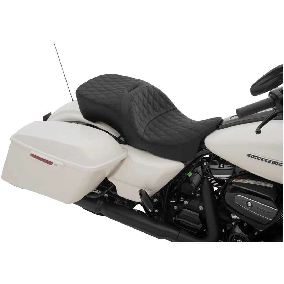 Sæde Large Touring DRAG SPECIALTIES Dobbelt diamantsting – billede 2