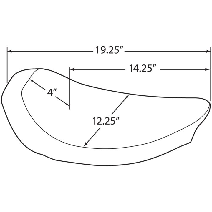 Sæde Low Solo Sort DRAG SPECIALTIES – billede 3