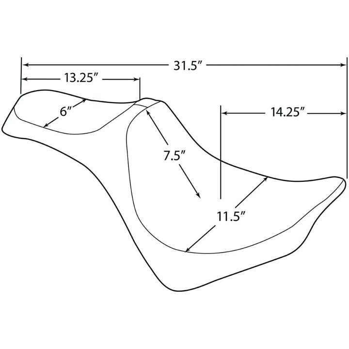 Sæde Predator III Sort DRAG SPECIALTIES – billede 6
