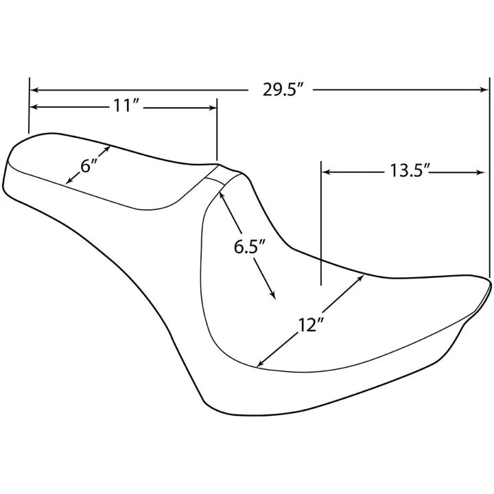 Sæde Predator III Sort DRAG SPECIALTIES – billede 2