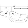 Sæde Predator Sort Drag Specialties Glat – miniature 2