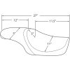 Sæde Predator Sort Drag Specialties Glat – miniature 3