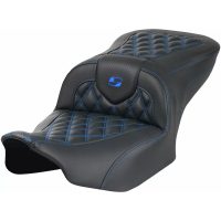 Sæde Roadsofa Lattice Stitch Sort Læder SADDLEMEN