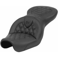 Sæde Roadsofa Lattice Stitch Sort Læder SADDLEMEN