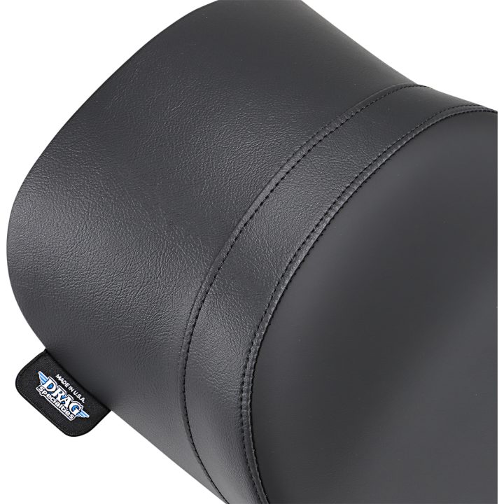 Sæde Solo Low Profile FP Fremrykket Position Sort DRAG SPECIALTIES Glat – billede 2