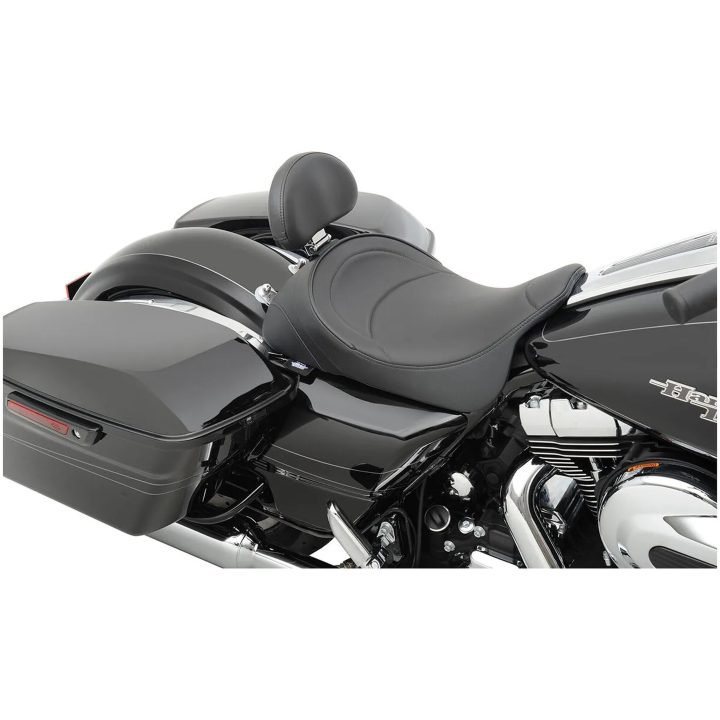 Sæde Sort Solo Med Ryglænsbeslag DRAG SPECIALTIES SEAT SOLO DBR MLD 8-14FL – billede 4