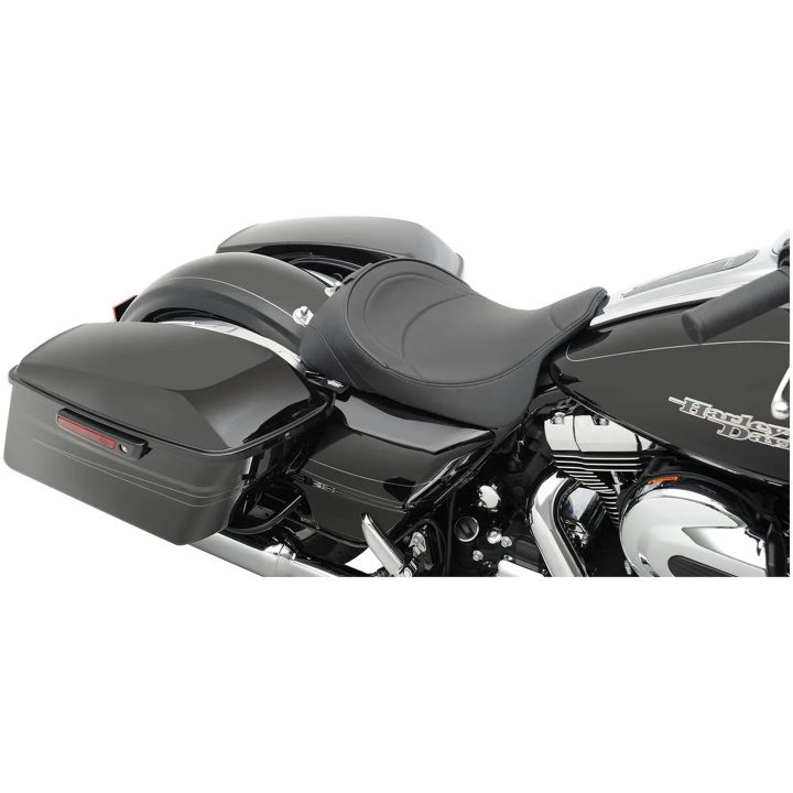 Sæde Sort Solo Med Ryglænsbeslag DRAG SPECIALTIES SEAT SOLO DBR MLD 8-14FL – billede 5