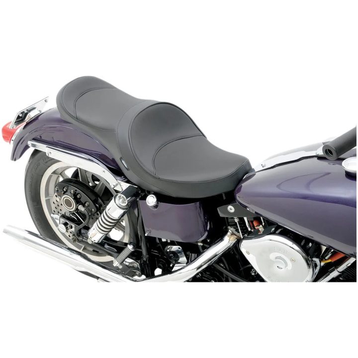 Sæde Touring 2-up Double Bucket Vinyl Sort DRAG SPECIALTIES – billede 2