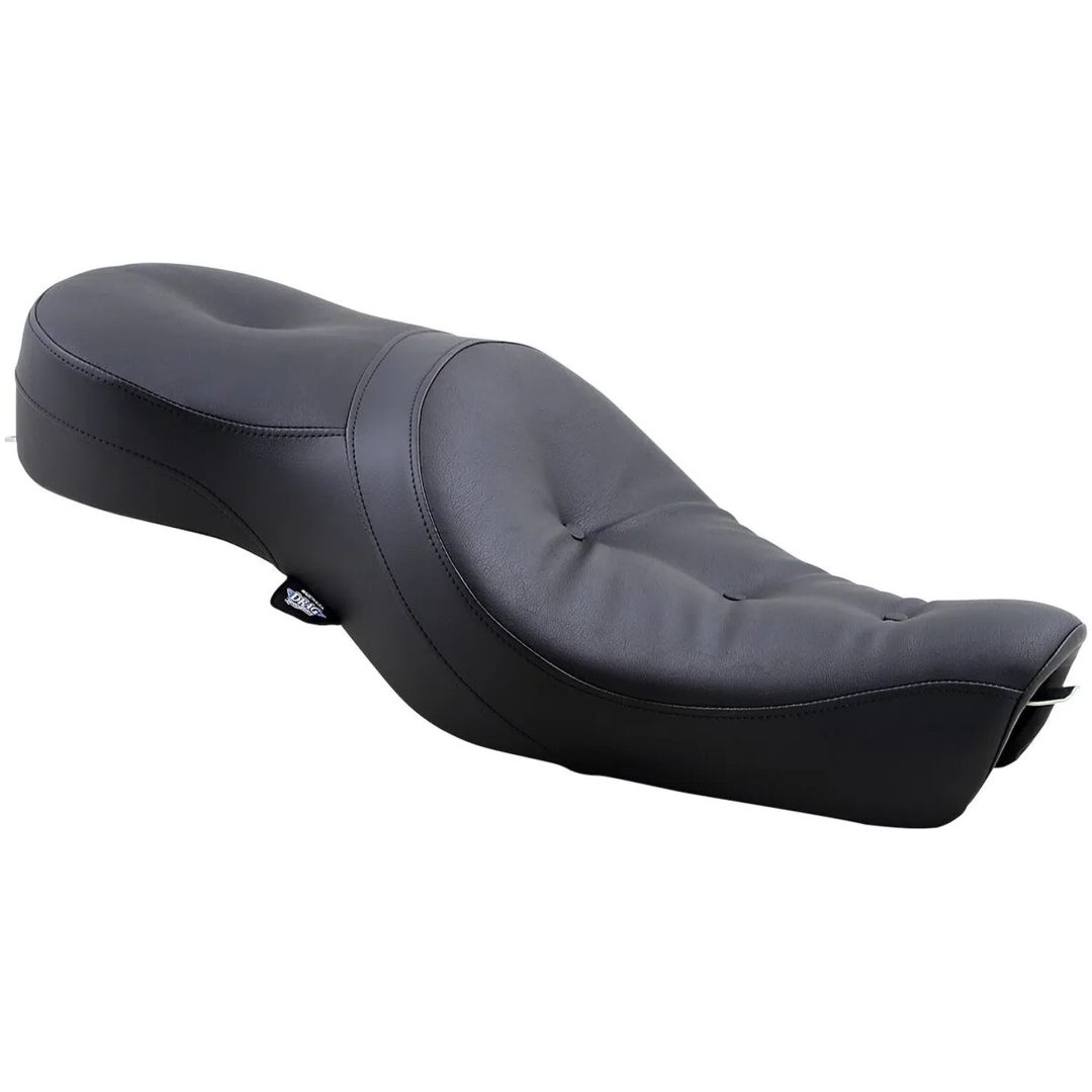Sæde Wide Low Profile Sort DRAG SPECIALTIES SEAT WIDE LOPRO PILL04+XL