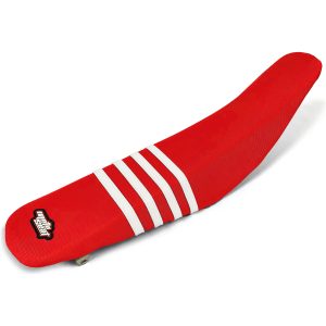 Sædebetræk Hvid/Rød Moto Seat