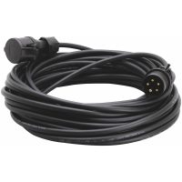 Samlekabel Stage, 16A, 10 m, 3-faset, Sort, IP44 MALMBERGS