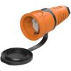 Samlemuffe orange Grunda FORLÆNGERSTIKDÅSE ROBUST MJ ORANGE – miniature 3