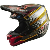 SE5 Composite Mips Helmet - Wings Black TROY LEE DESIGNS
