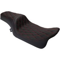 Seat Predator 1-up Vinyl Double Diamond Red FLH 2008-2023