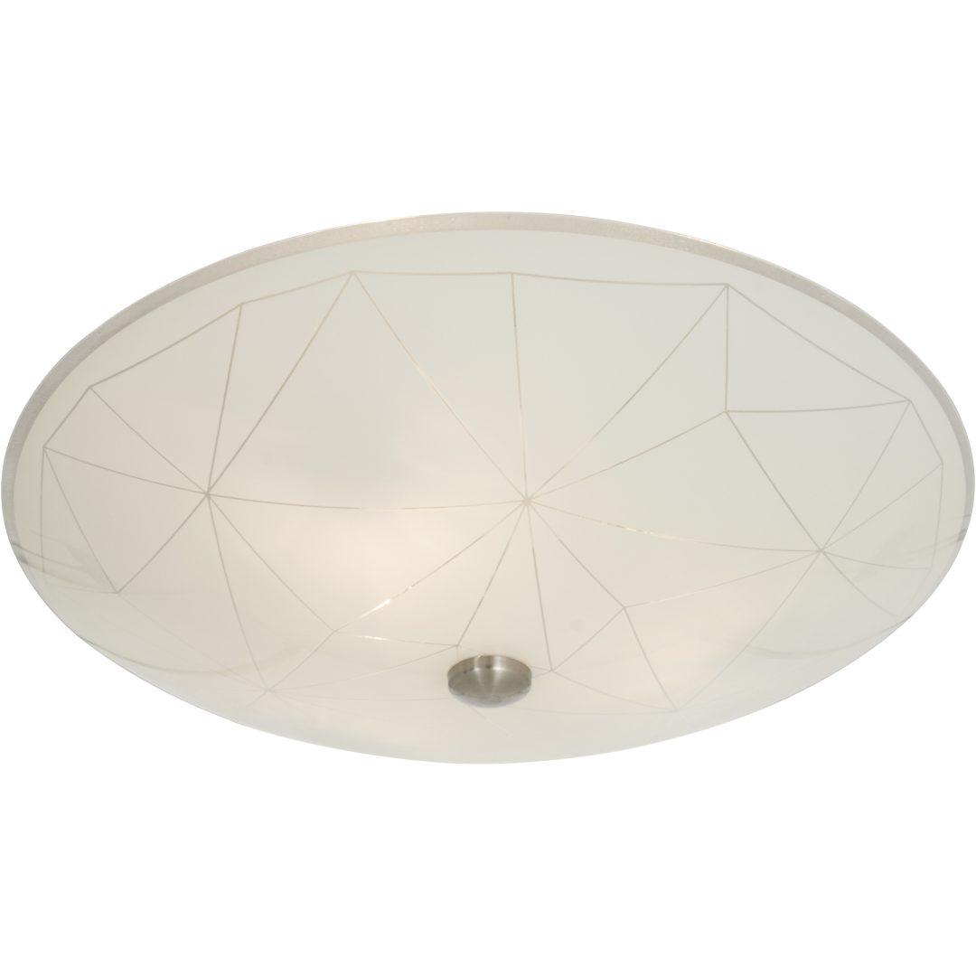 Sektor Plafond, Hvid/stål ANETA HOME Sokkel E14 Hvid /Stål