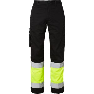 Servicebukser 2070 Sort/Gul Top Swede