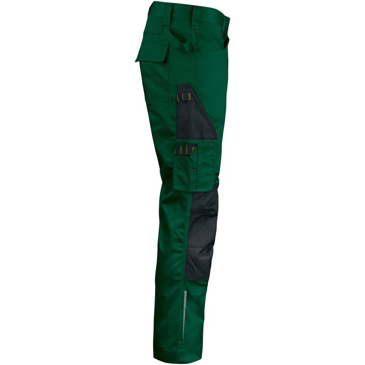 Servicebukser 2321 Practical Skovgrøn/Sort Jobman C42 – billede 4