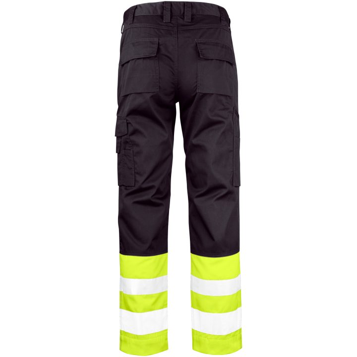 Servicebukser Hi-Vis 2314 Practical Sort/Gul Jobman – billede 3