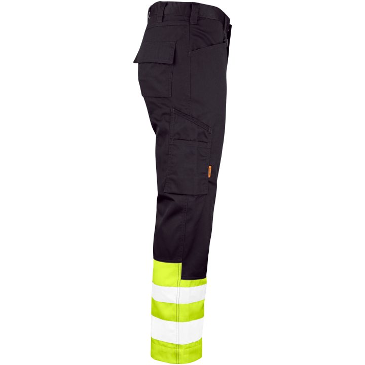 Servicebukser Hi-Vis 2314 Practical Sort/Gul Jobman – billede 4