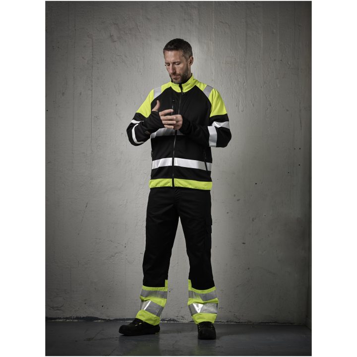 Servicebukser Hi-Vis 2314 Practical Sort/Gul Jobman – billede 10