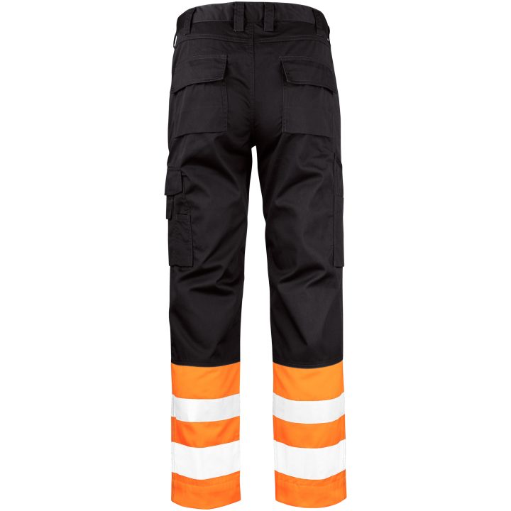 Servicebukser Hi-Vis 2314 Practical Sort/Orange Jobman C42 – billede 3