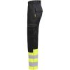 Servicebyxa 2417 Stretch Varsel Svart Gul Jobman – miniature 2