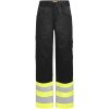 Servicebyxa 2417 Stretch Varsel Svart Gul Jobman – miniature 1