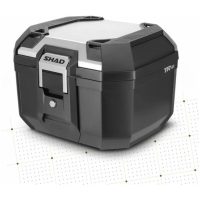 SHAD Top Case Terra TR41 Black/Alu Cover