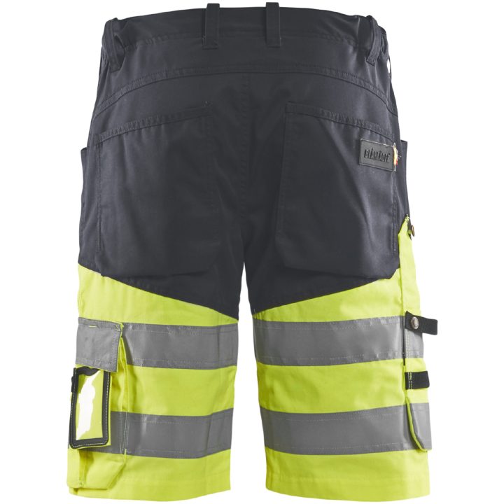 Shorts 15411811 Grå / Hivisgul BLÅKLÄDER SHORTS 15411811 MELLEMGRÅ/G 44 – billede 2