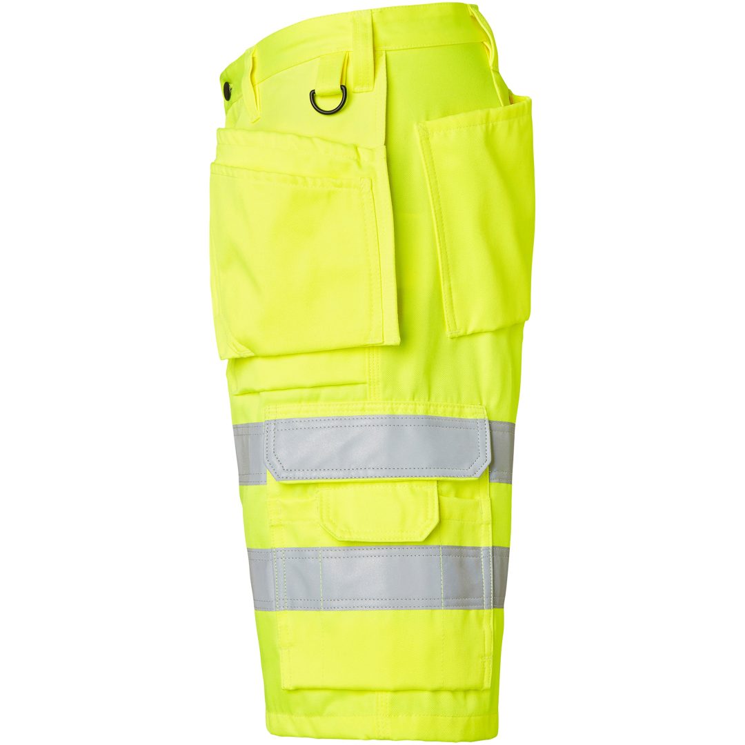 Shorts Craftsmen Polyester Fluorescerende Gul Top Swede C44 – billede 4