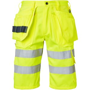 Shorts Craftsmen Polyester Fluorescerende Gul Top Swede