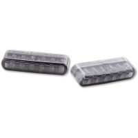 Shorty LED Indicator-Module Body / Lens Smoked (Pair), Front & Rear SHIN YO