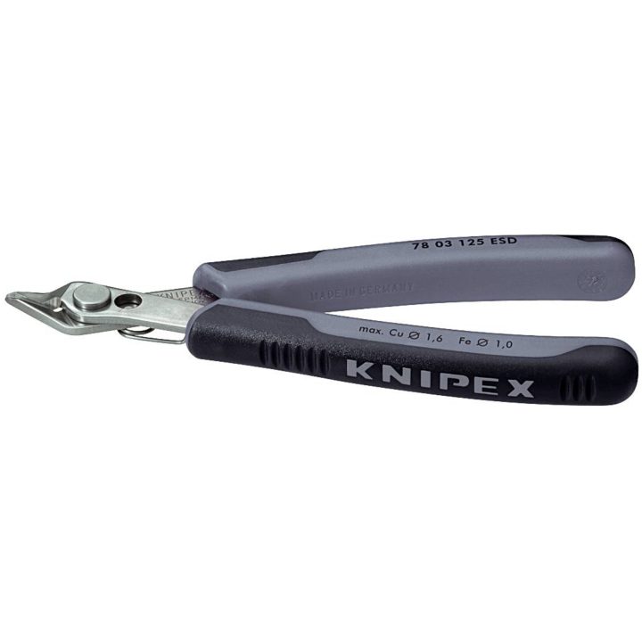Sidebider Super Knips 7803 / 7813 KNIPEX ELEKTRONIKTANG 7803-125 – billede 2