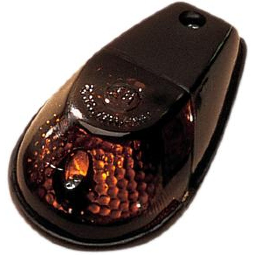Sidemarkeringslys Flush Mount Røget/Sort K&S Technologies MRKR LGHT FLSHMNT BK SMK