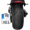 Sidemonteret nummerpladeholder Hvid/Sort HEINZ BIKES Baglygte/Nummerpladelys – miniature 3