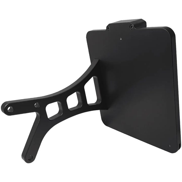 Sidemonteret nummerpladeholder Hvid/Sort HEINZ BIKES Baglygte/Nummerpladelys – billede 3