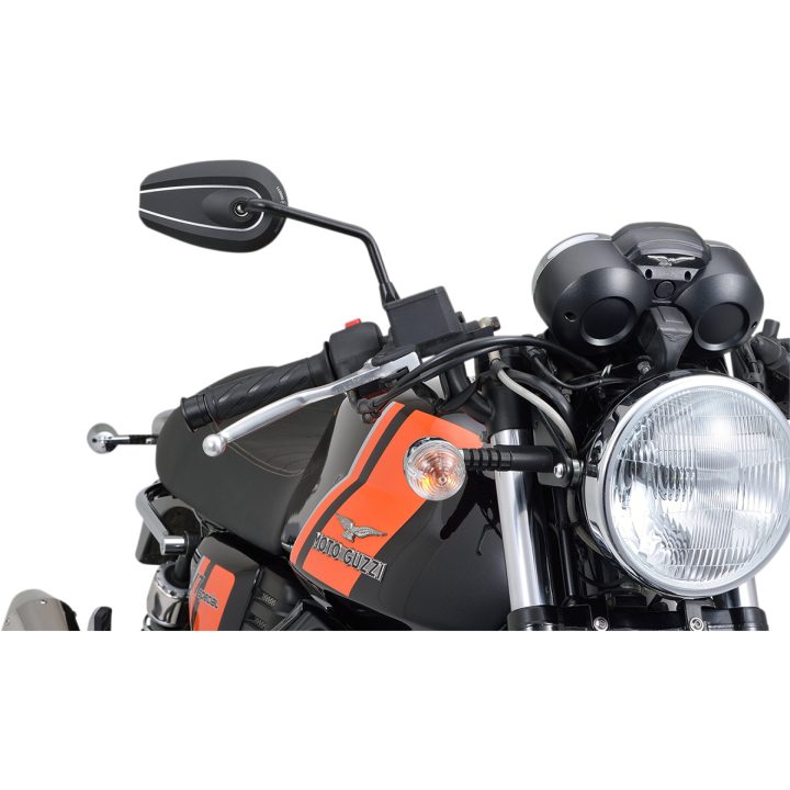 Sidespejl Aluminium Sort DAYTONA Spejl – billede 2