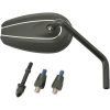 Sidespejl Aluminium Sort DAYTONA Spejl – miniature 1