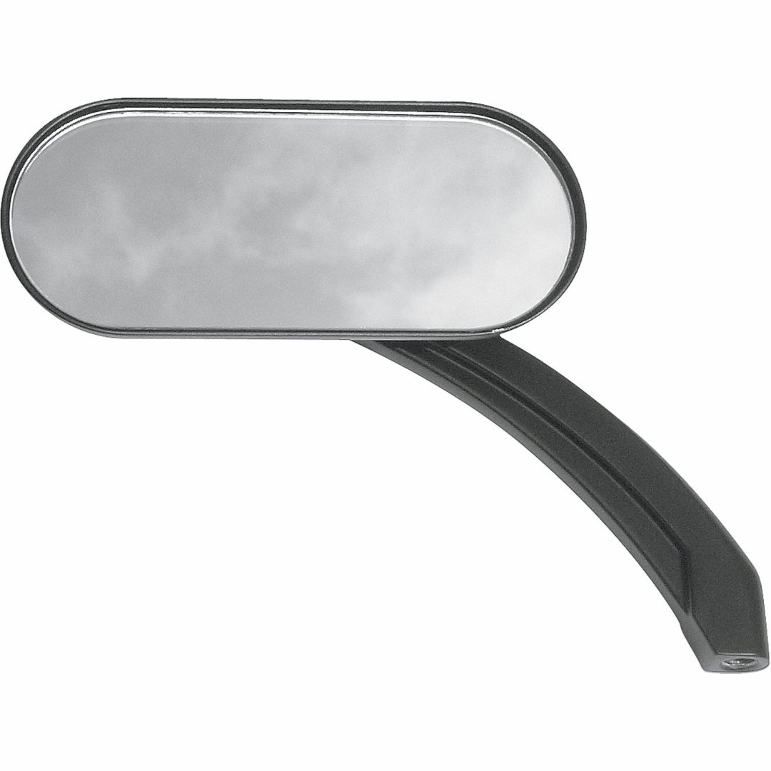 Sidespejl HOTOP Oval DRAG SPECIALTIES Mat sort