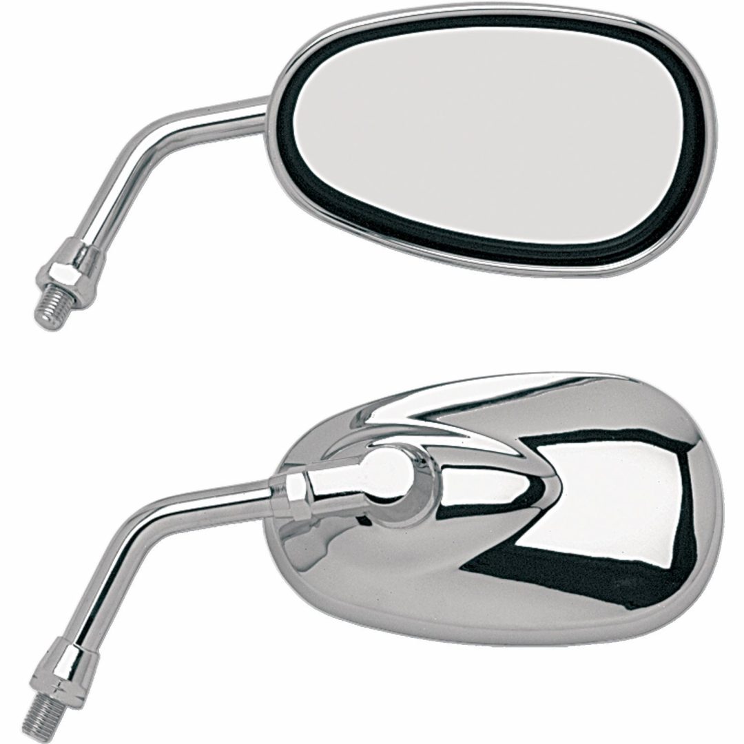 Sidespejl 'lil' Cruiser Krom/Sølv Aluminium EMGO Spejl