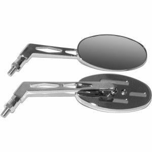 Sidespejl Oval Billet Aluminium EMGO