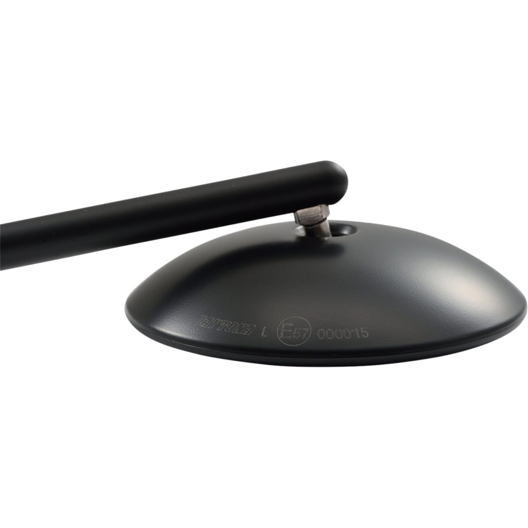 Sidespejl Steel Abs Sort Rustfrit Stål DAYTONA Spejl – billede 2