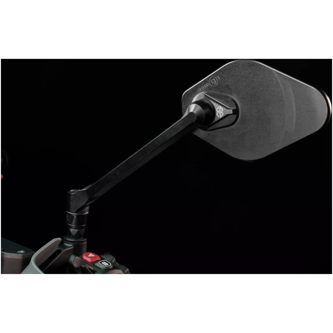Sidespejl Stratos Sort Aluminium GILLES TOOLING – billede 7
