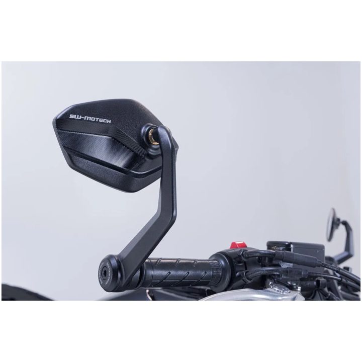 Sidespejl til styrender Anodiseret Sort SW-MOTECH – billede 2