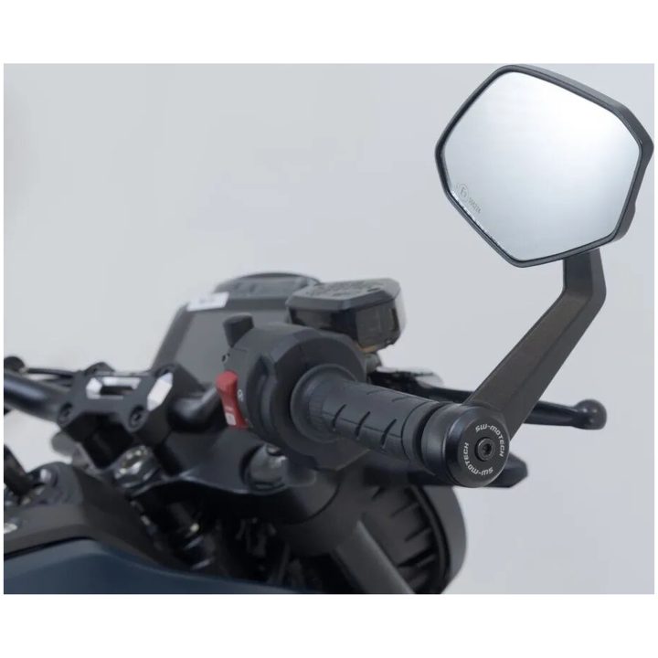 Sidespejl til styrender Anodiseret Sort SW-MOTECH – billede 3